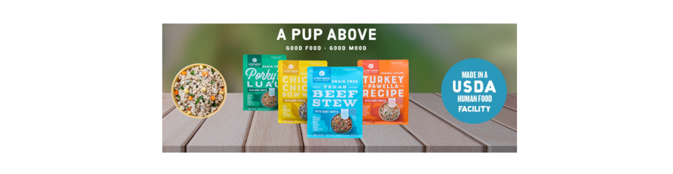 A PupAbove  Gently CookedCooked Food