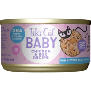 TIKI PETS CAT KITTEN CHICKEN EGG 2.4OZ