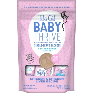 TIKI PETS CAT THRIVE KITTEN CHICKEN LIVER 5.6OZ