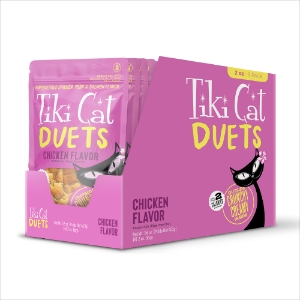 TIKI PET CAT DUETS TREATS, CHICKEN, 2OZ