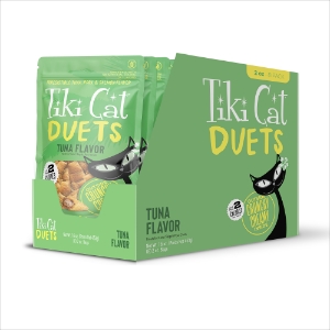 TIKI PET CAT DUETS TREATS, TUNA, 2OZ