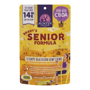 AUSTIN & KAT DOG SENIOR BLEND CHEW 14MG
