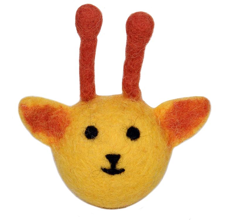 Jessie the Giraffe Eco Wool Pet Toys