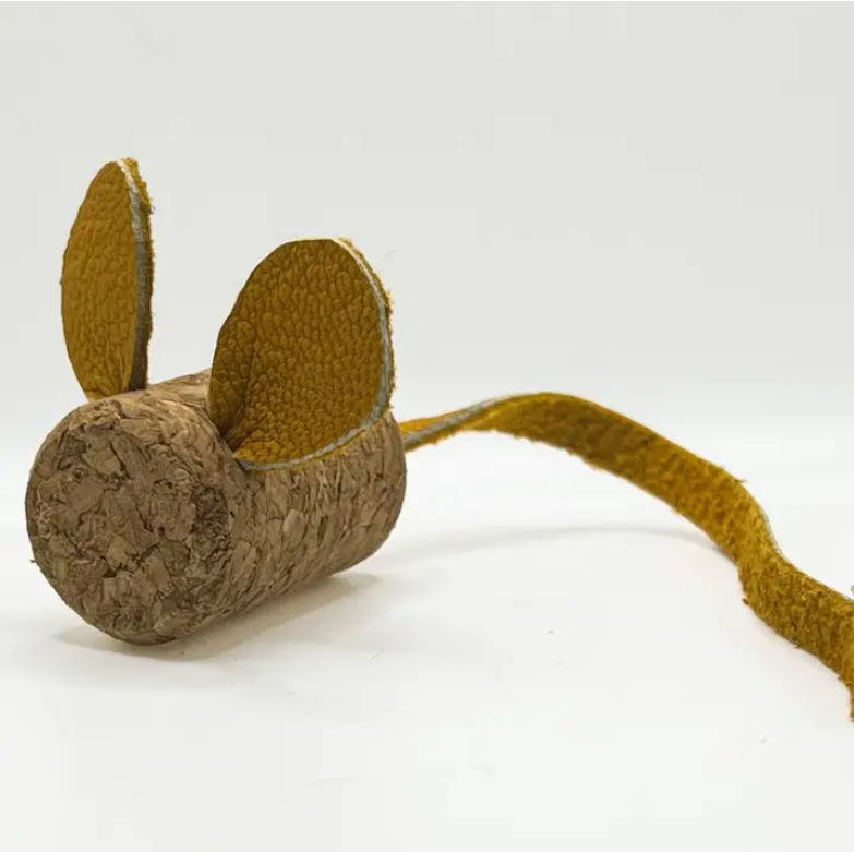 Cork Mouse Cat Toy