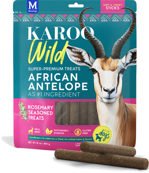 African Antelope Soft & Chewy Sticks: Rosemary