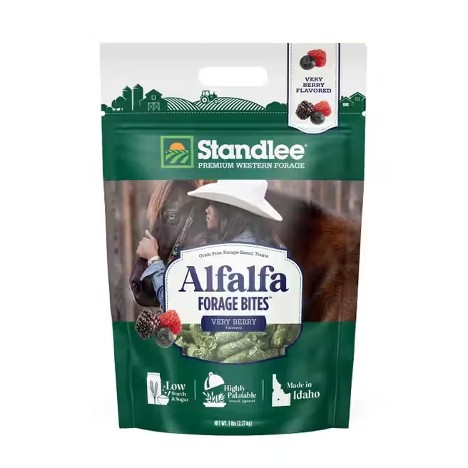 Standlee Very Berry Alfalfa Bites 5#