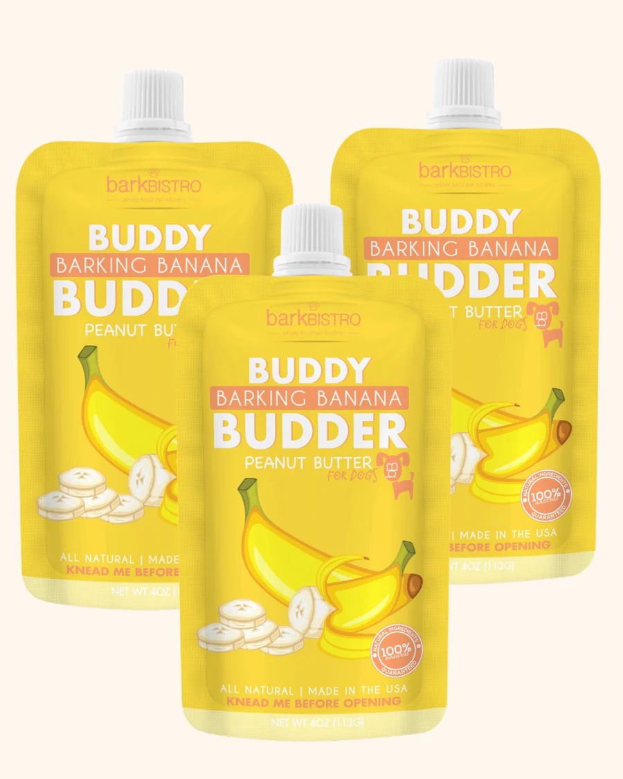 Buddy Budder Barking Banana 4oz