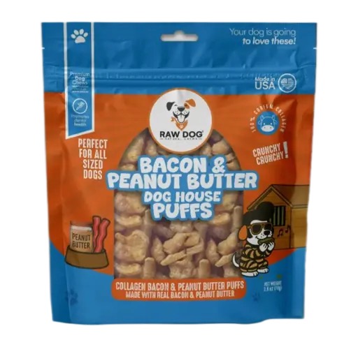Collagen Bacon & Peanut Butter Puffs 2.5oz