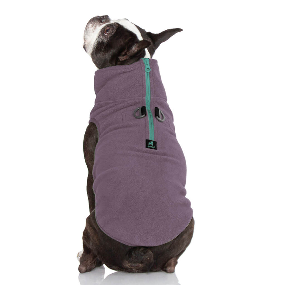 Gooby Half Zip Up Fleece Violet S
