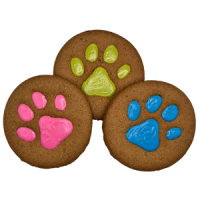 PRPY PAW PRINT ROUND COOKIE