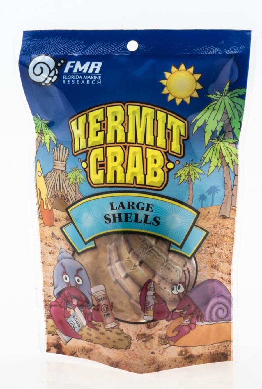 FMR HERMIT CRAB NAT SHELLS LG 2PK