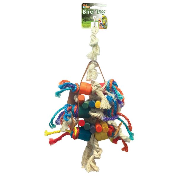 PP LEATHER KABOB LG PARROT