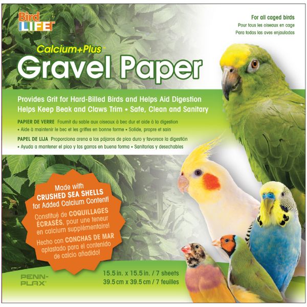 PP GRAVEL PAPER 15.5 X 15.5  7CT