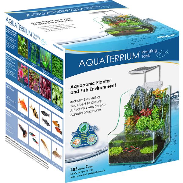 AQUATERRIUM TANK PLANTER & FISH HABITAT