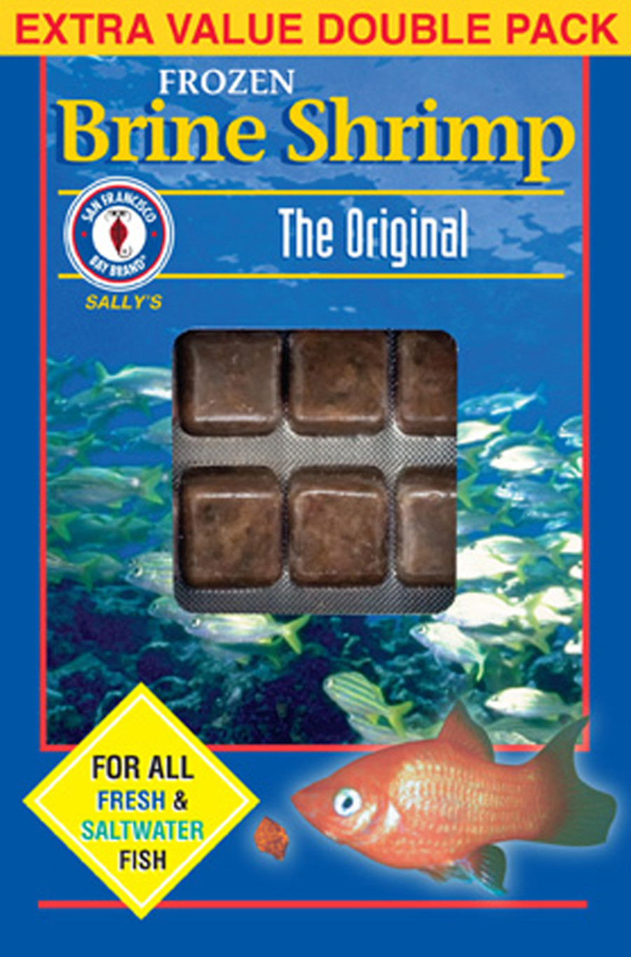 SFB BRINE SHRIMP CUBE FROZEN 7OZ