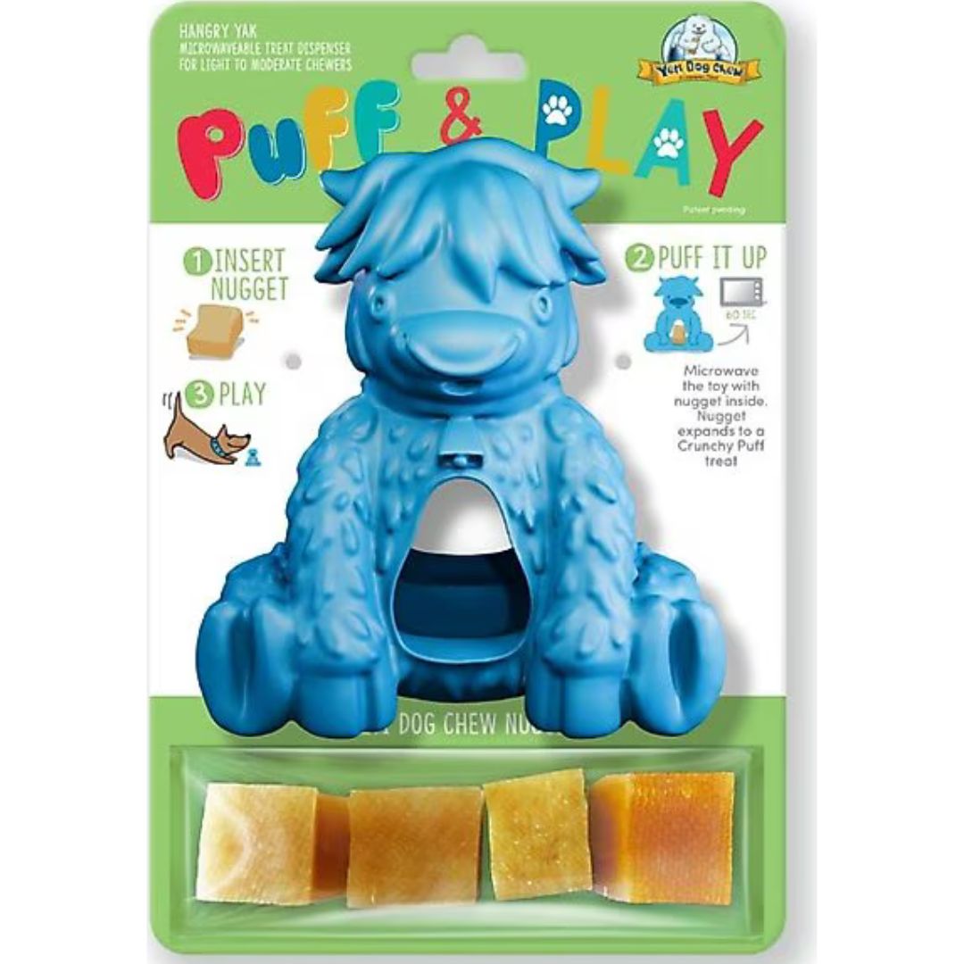 YETI PUFF & PLAY HANGRY YAK - BLUE