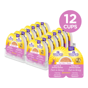 Wellness Complete Health Purrfect Duos Salmon & Shrimp in Gravy 2.64oz