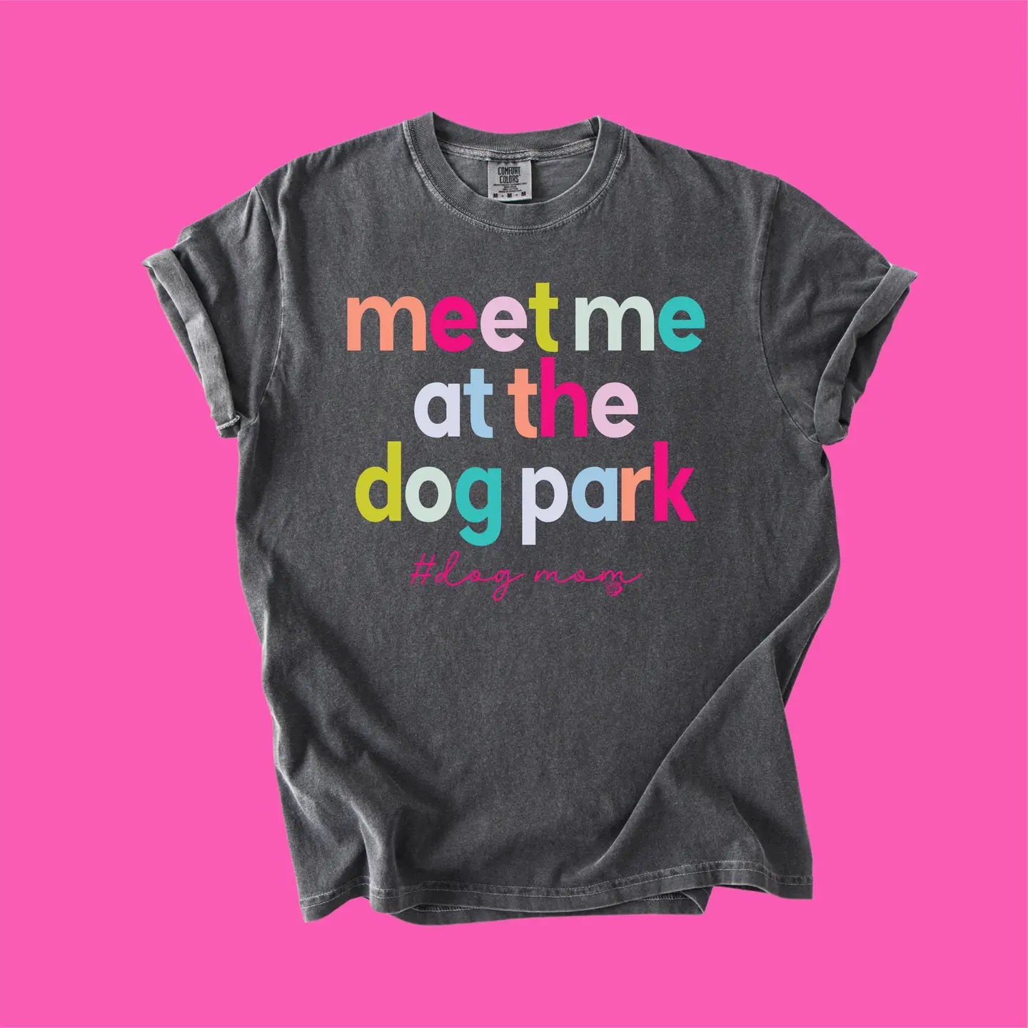 The Dapper Paw- Meet Me At The Dog Park Tee Large