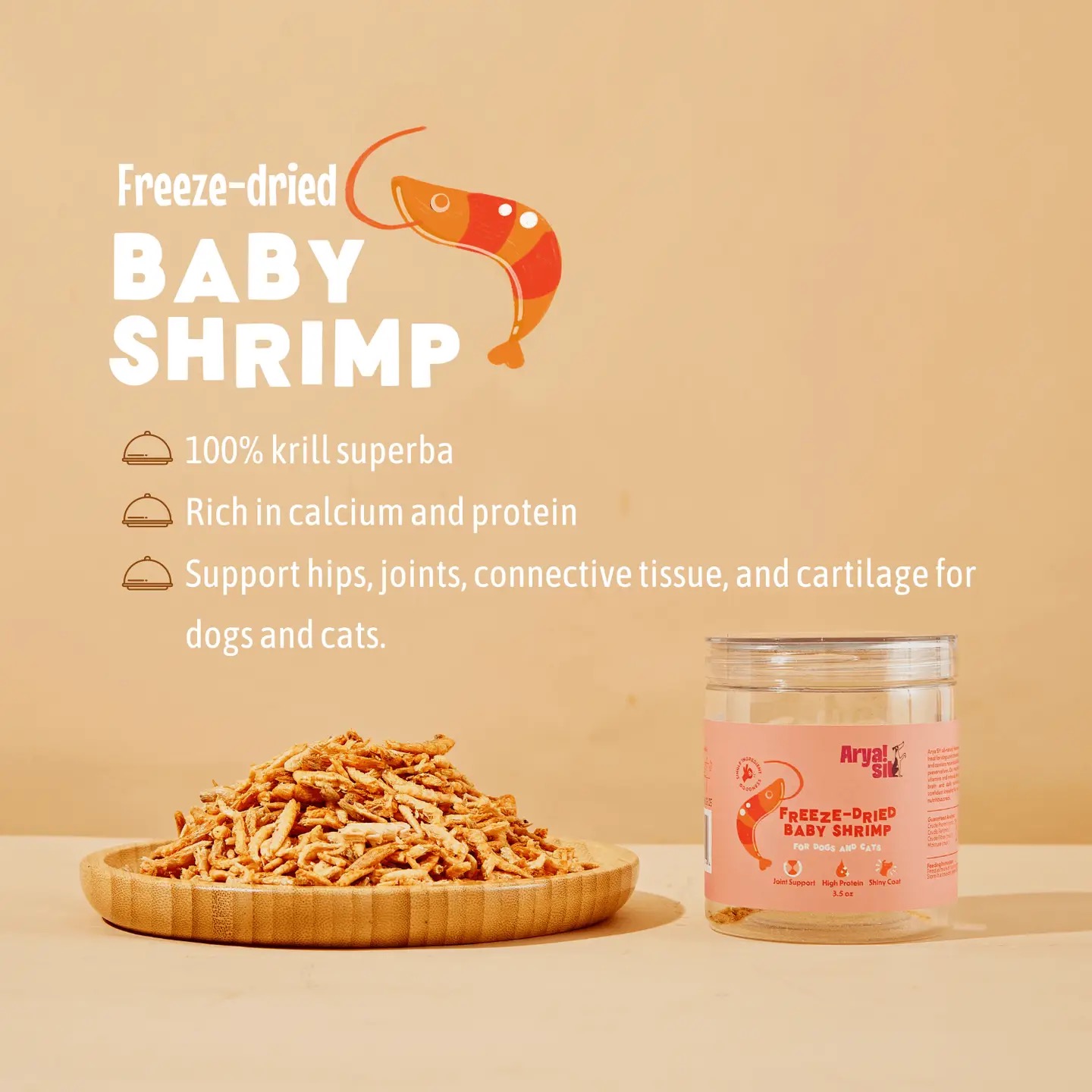 Arya Sit- Freeze-Dried Baby Shrimp
