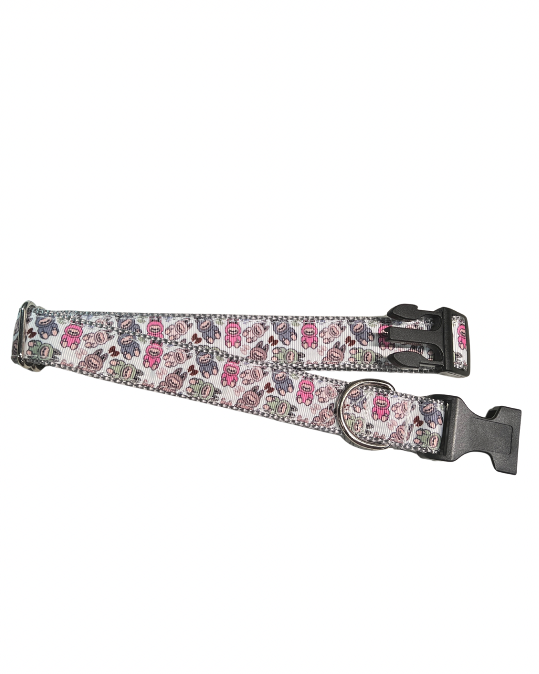 Parish Pets- 1" Wide Dog Collar Labubu Medium