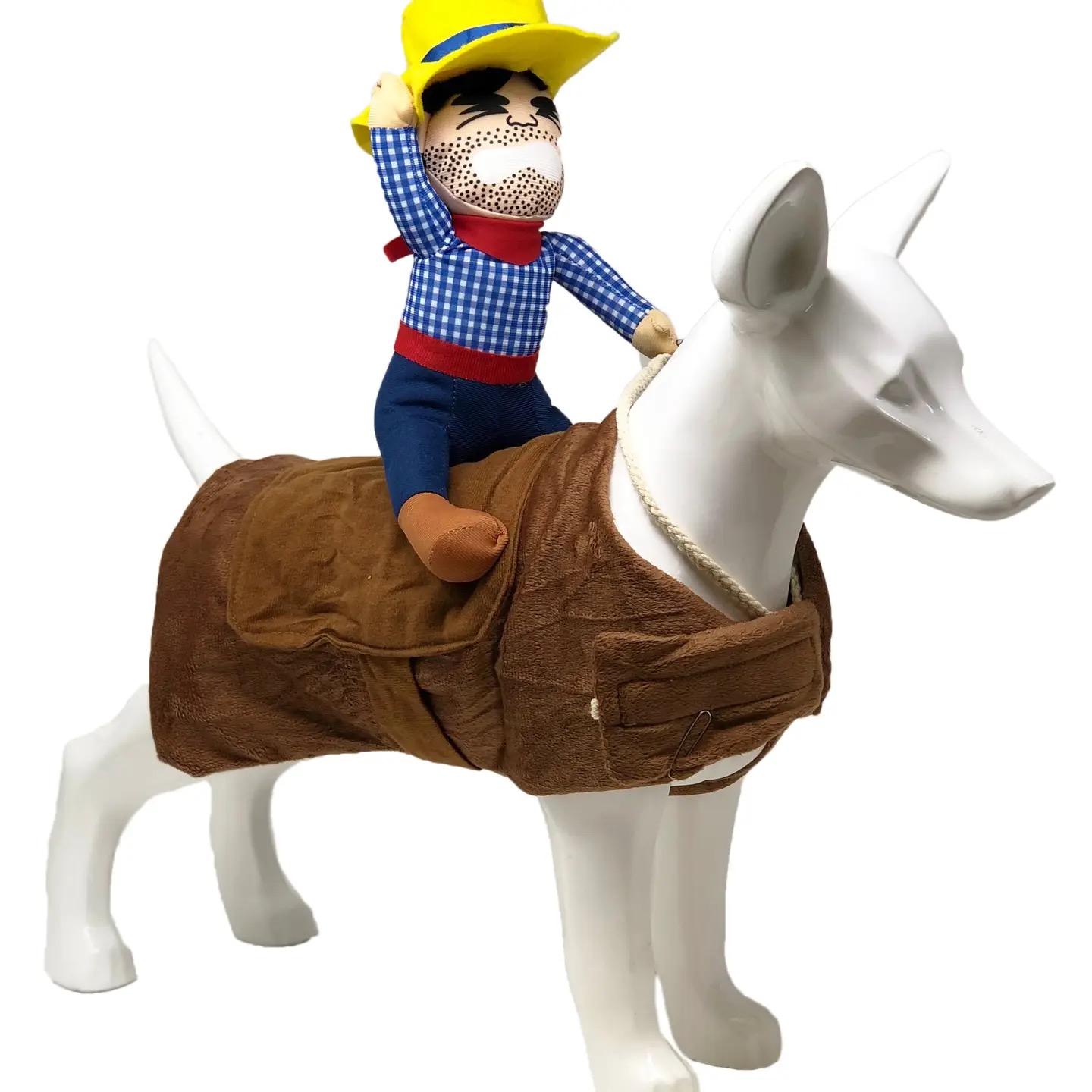 Pet Life- Yeepaw Cowboy Dog Costume - Small