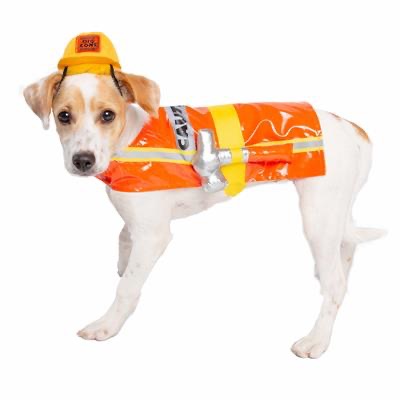 Pet Krewe- Construction Worker Extra Large