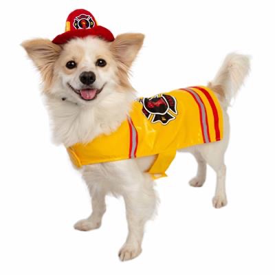 Pet Krewe- Firefighter Costume Medium