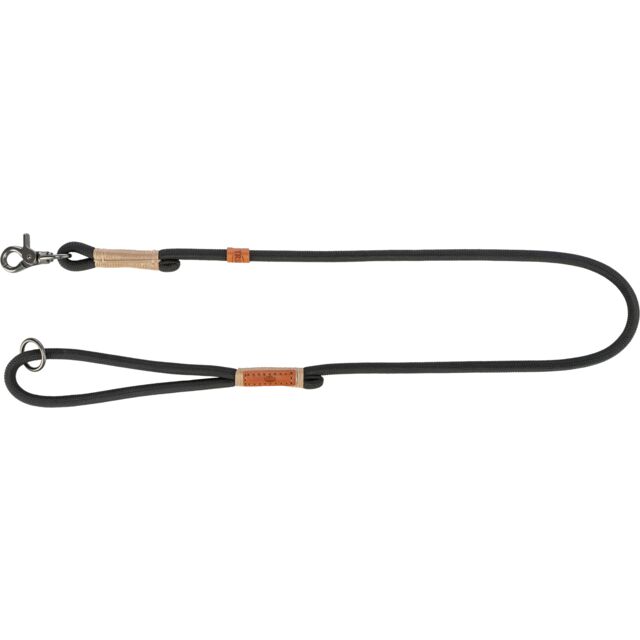 Trixie- Riverstone Leash Black/Sand S-M