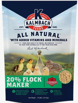 Kalmbach Feeds Flock Maker 20% Protein Crumbles, 10-lb bag