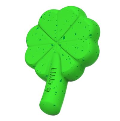 BARK Super Chewer Fur Leaf Clover St. Patrick's Day Dog Toy