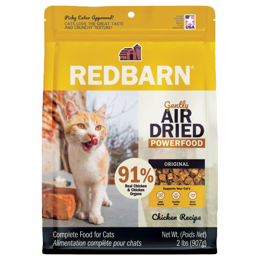 Redbarn Pet Products Air Dried Dry Cat Food Chicken, 2-lb