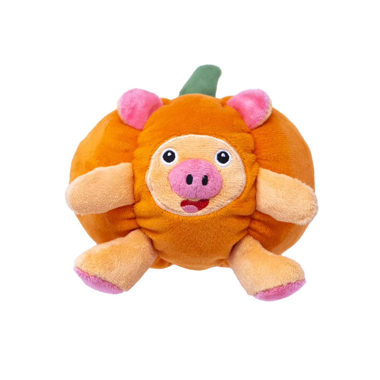 Fikas Freaky Friends Pumpkin Pig Dog Toy