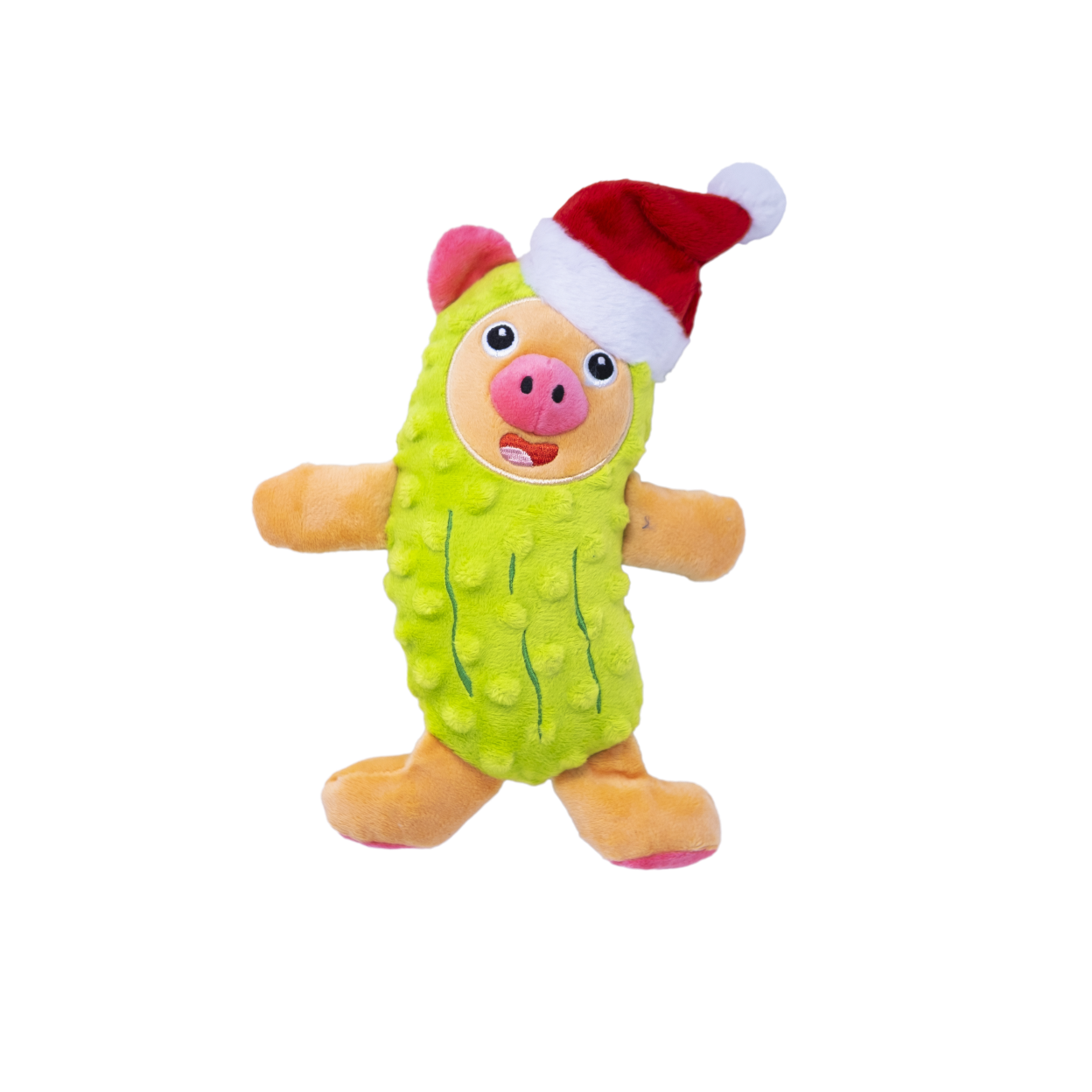 Fikas Freaky Friends Santa Pickle Pig Dog Toy