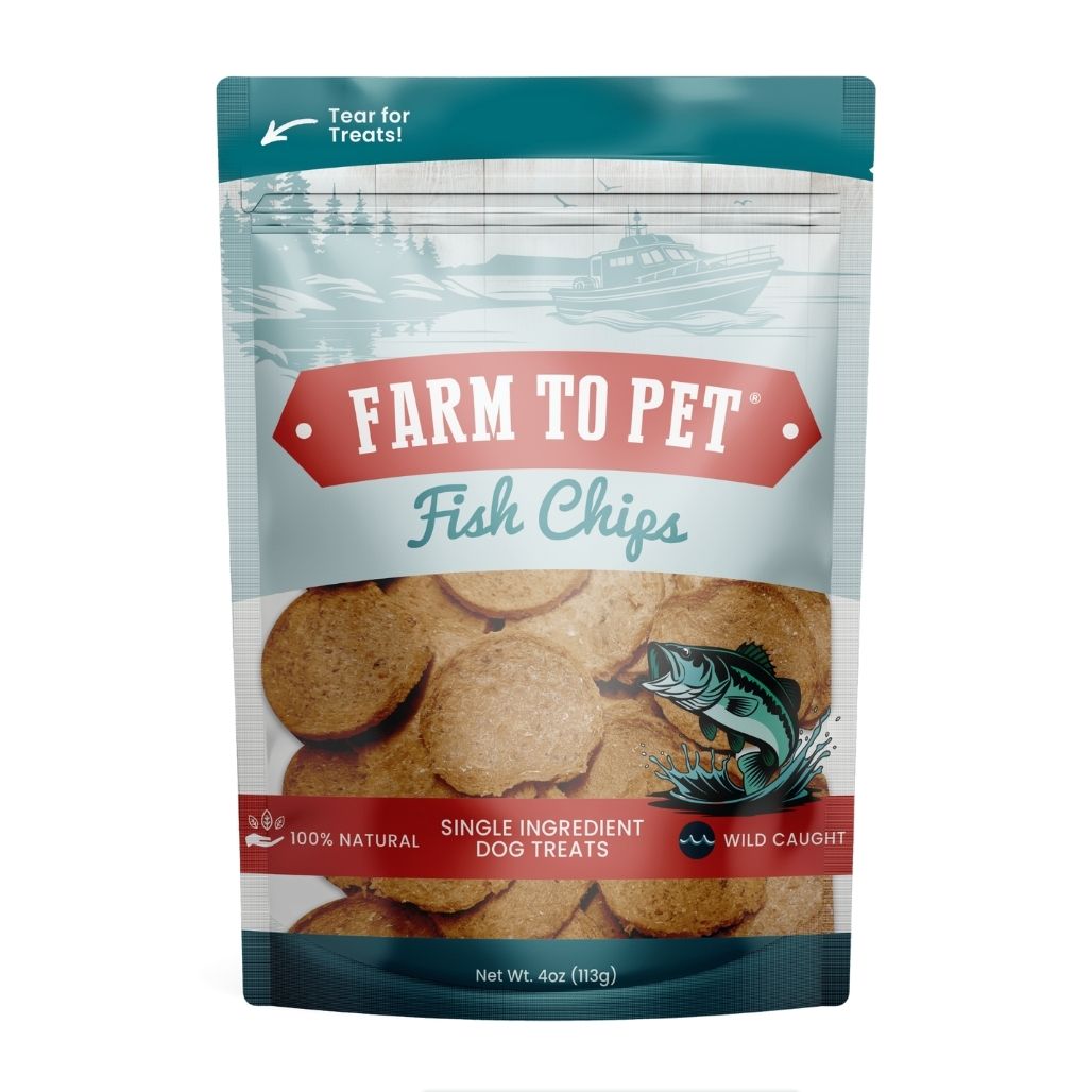 FARM TO PET FISH CHIPS 4OZ