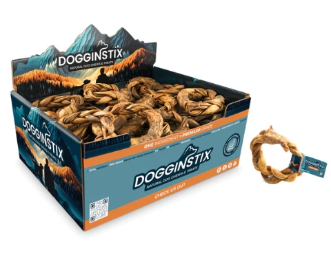 Dogginstix Lamb Collagen Braided Ring