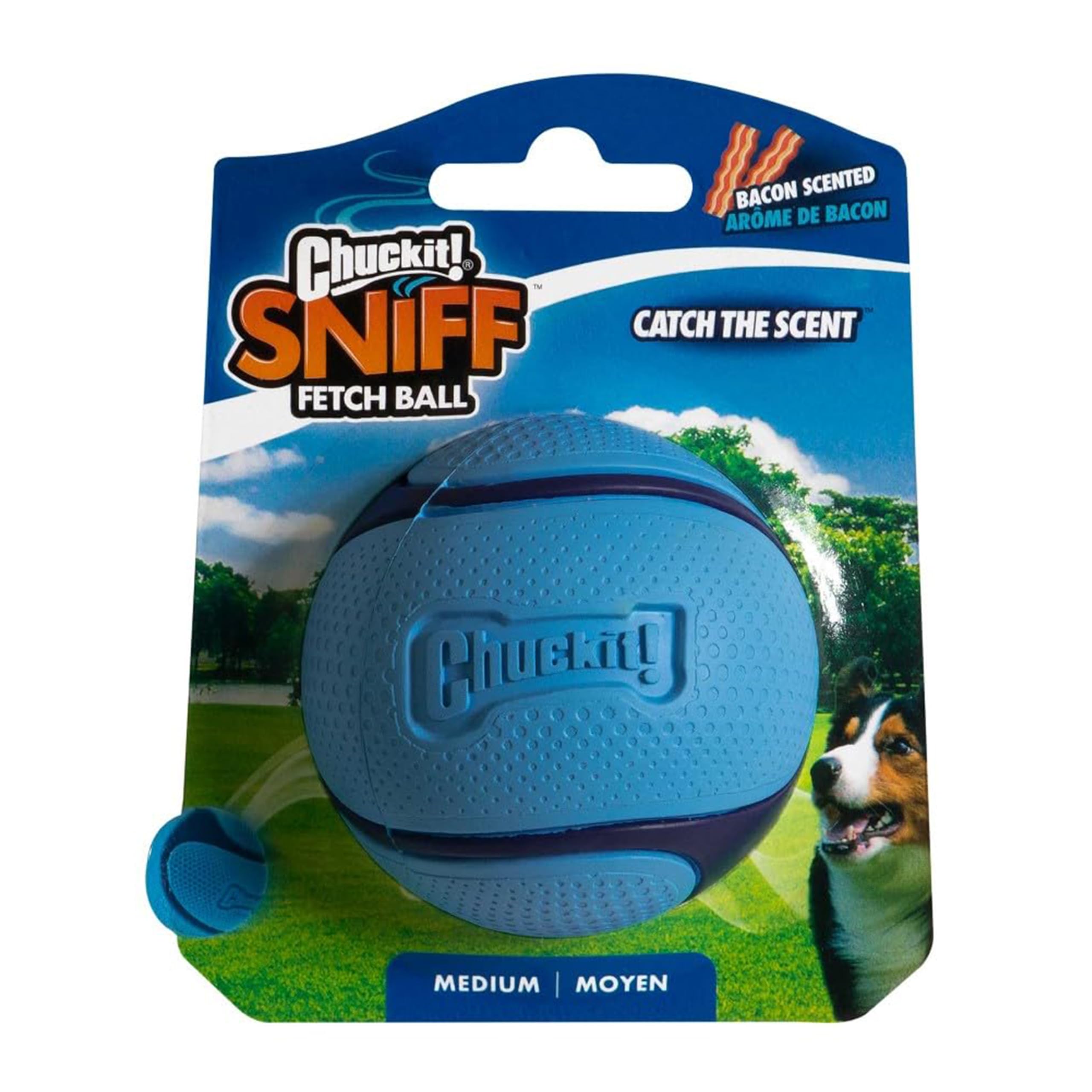 Chuck It Sniff Fetch Ball, Bacon