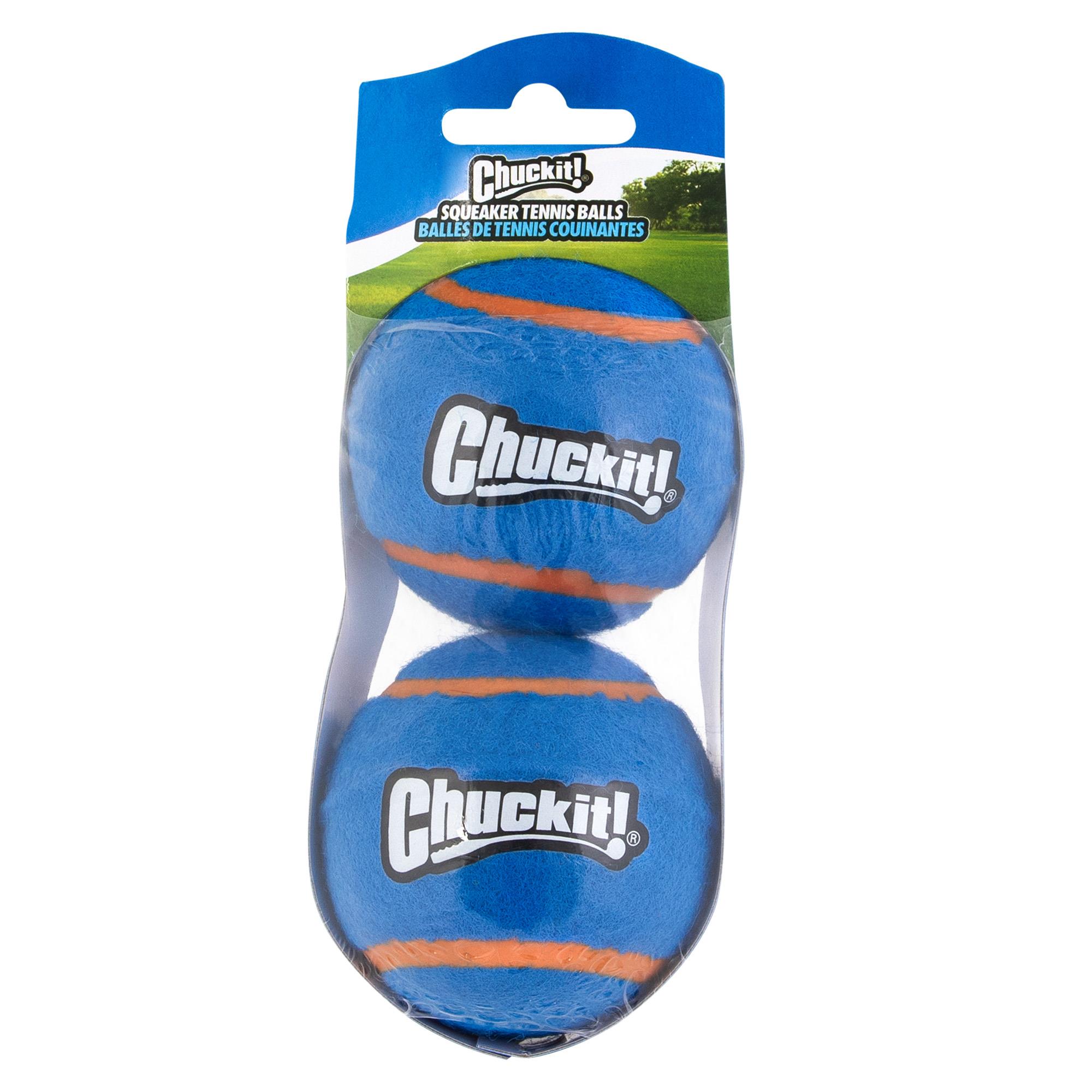 Chuck It Squeaker Tennis Balls, 2pk