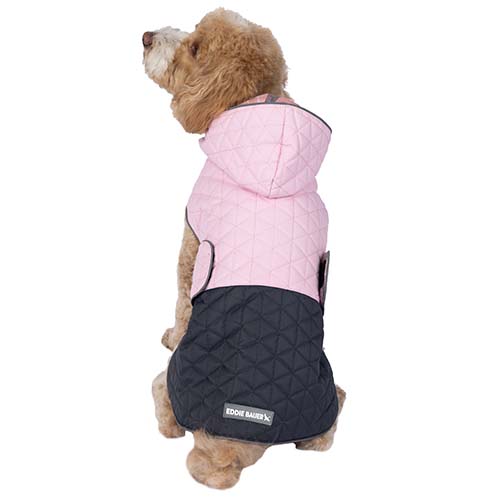 Eddie Bauer Richland Puffer Pnk/Gry Lg