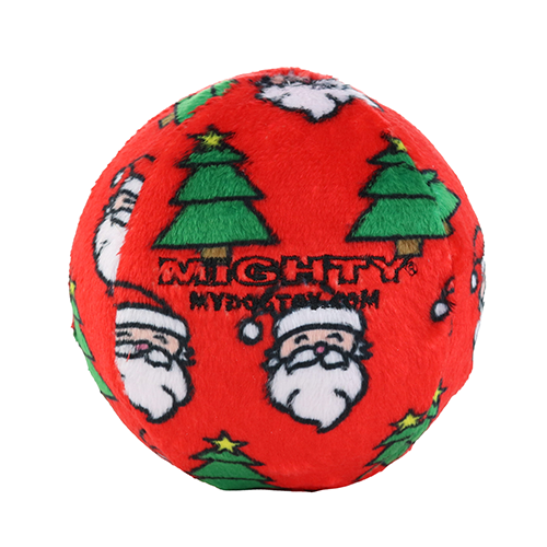 Mighty Celebration Red Christmas Ball, Small