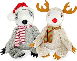 Giftable World Holiday Sloth, 2pk