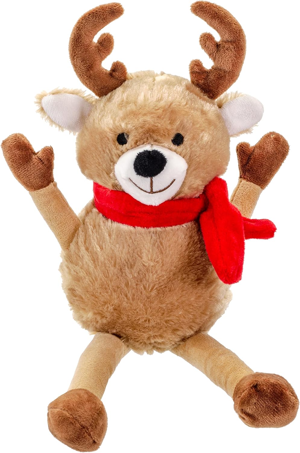 Giftable World Holiday Reindeer Squeaky Ball 13"
