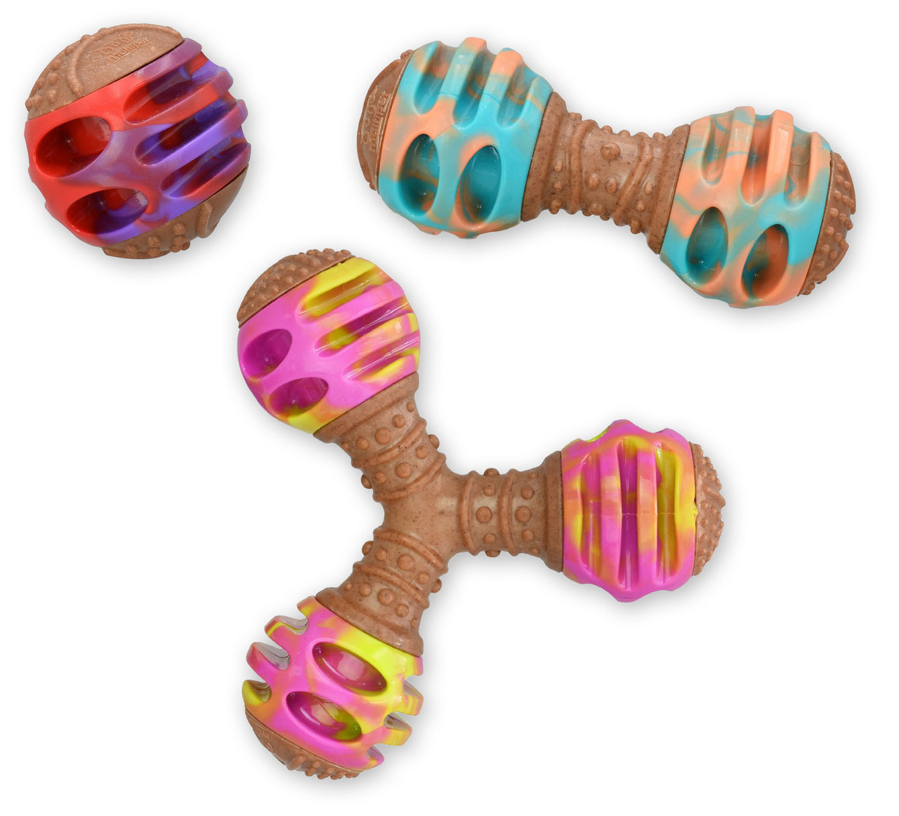 Multipet Giggle Chews - Triple Dumbell