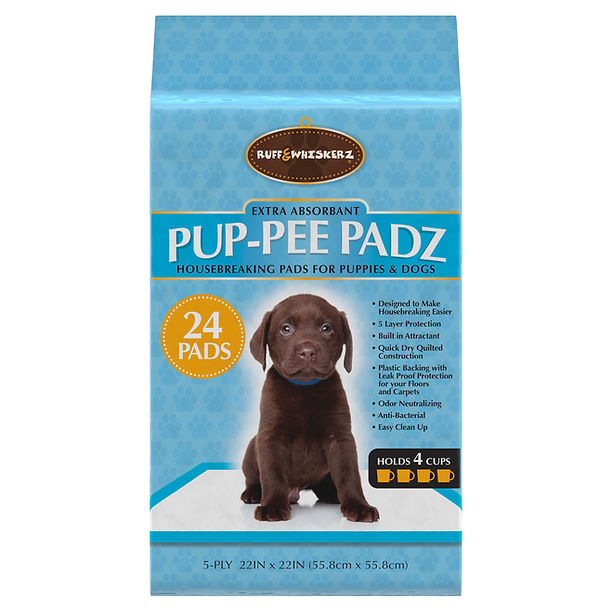 Ruff & Whiskerz Pup-Pee Padz 24-ct.