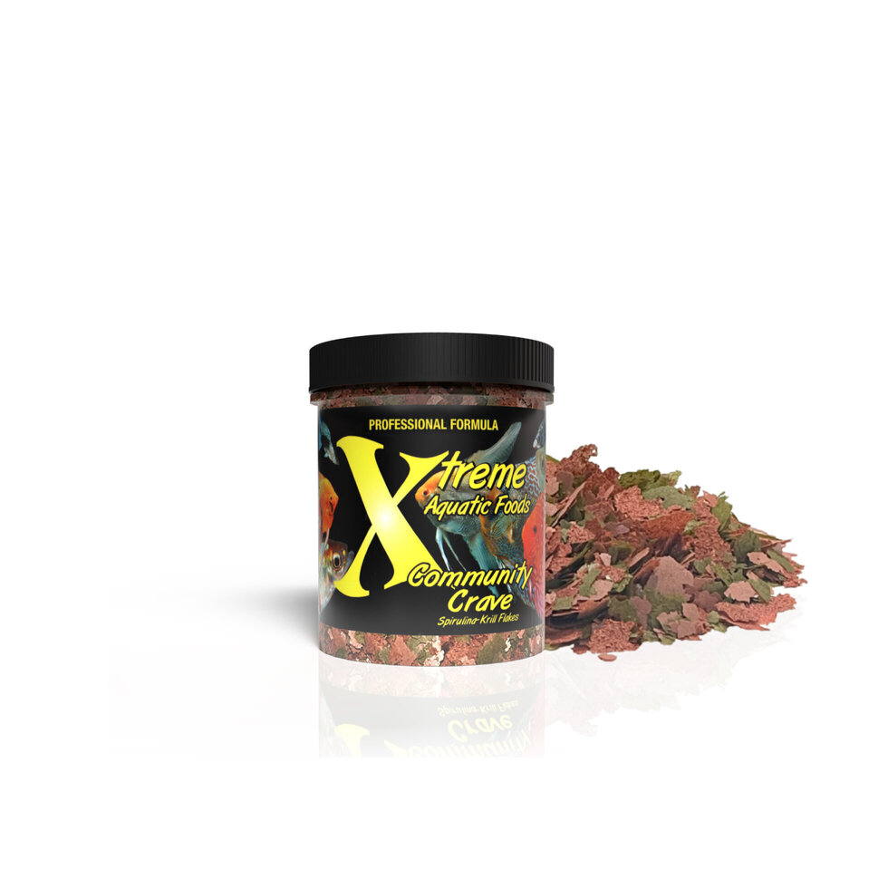 Xtreme Community Crave - Krill/Spirulina Flakes, 0.5-oz (Size: 0.5-oz)
