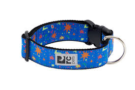 RC Pets Wide Clip Dog Collar, Popstar, Medium