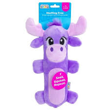 Outward Hound Stuffing Free Big Squeak Moose Dog Toy