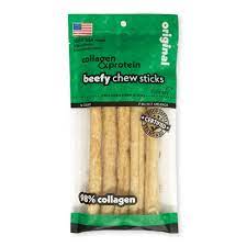 Frankly Pet - Mega Beefy Sticks 7" Original - 4pk.