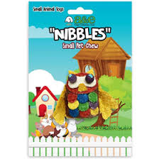 A&E Cage Company Nibbles Owl Whooooo Chew Small Animal Toy, Small (Size: Small)
