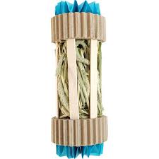 A&E Cage Company Nibbles Hay tube Chew Small Animal Toy, Small (Size: Small)