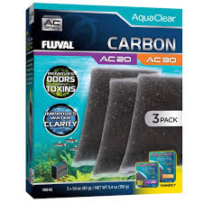 Fluval AC20/30 Active Carbon Insert Value 3 pack
